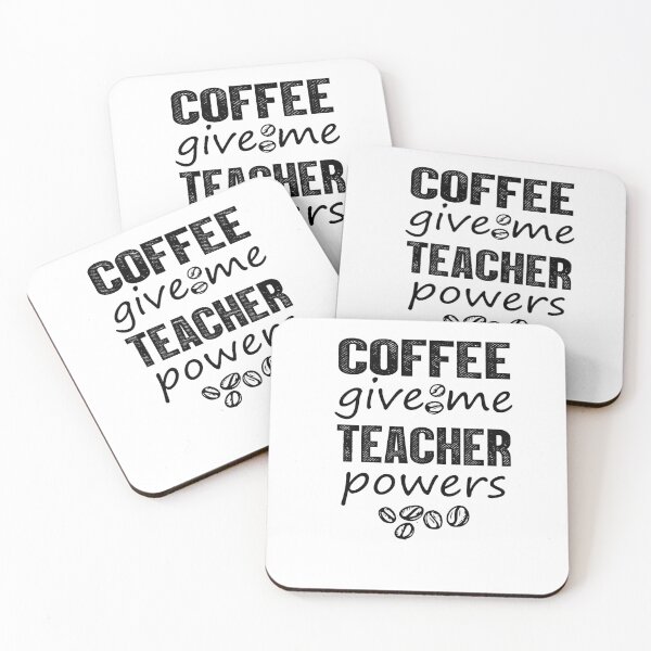Item preview, Coffee Gift - Teacher Shirt - Coffee Gives Me Teacher Powers - Grade School Teacher Gifts - Teacher Appreciation designed and sold by Noussairox.