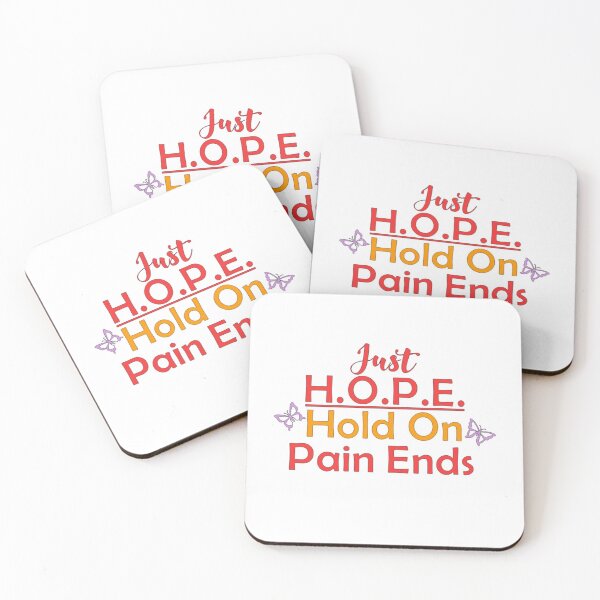 Item preview, HOPE hold on pain ends designed and sold by PaperDreamPod.