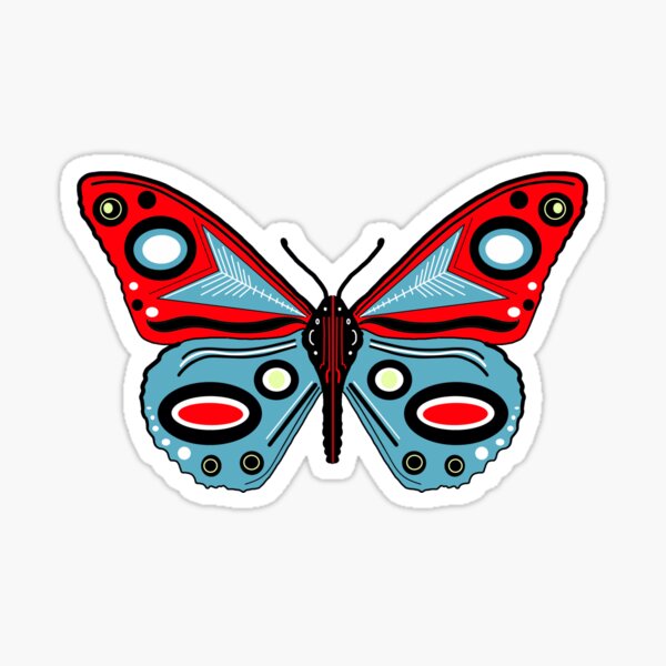 Snap wing butterfly  Sticker