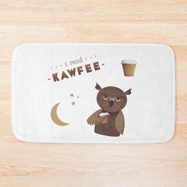 Item preview, Night Owl I Need Coffee Sticker Pack designed and sold by yellowpomelo.
