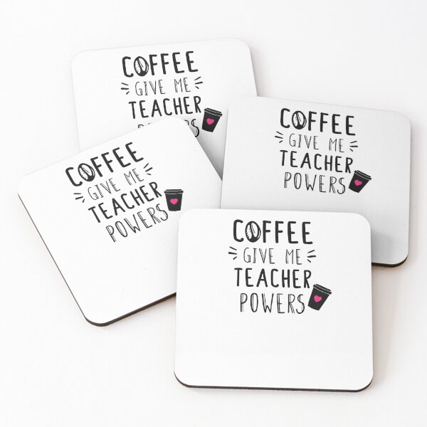 Item preview, Coffee Gift - Teacher Shirt - Coffee Gives Me Teacher Powers - Grade School Teacher Gifts - Teacher Appreciation designed and sold by Noussairox.
