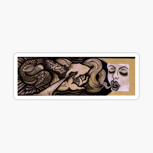 Breathing Smoke & Serpents: Lux Edo, Eat the Light Sticker