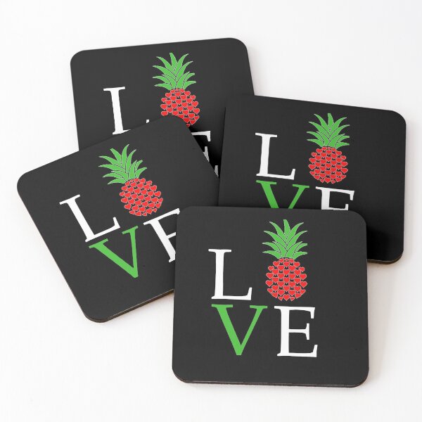 Item preview, Pineapple Love Shirt Black :Food - Fruit - Graphic Tees - Workout Top - Workout Shirt - Beach - Vacation - Summer designed and sold by Saidjaddi.