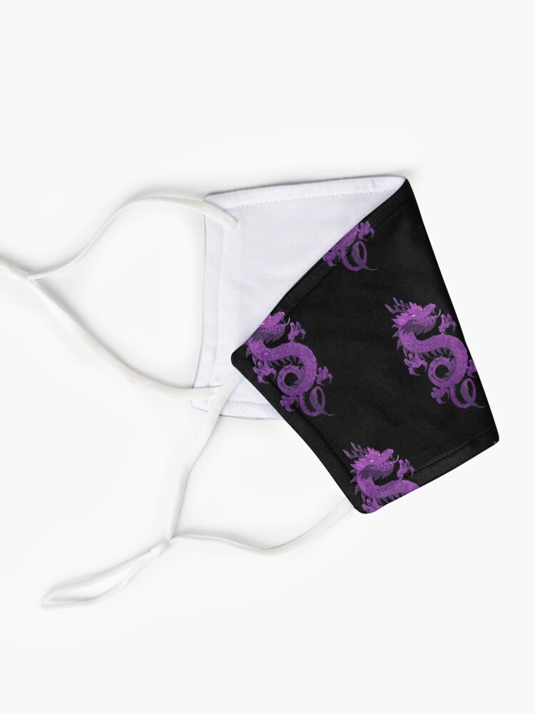 Alternate view of Purple Dragons Mask