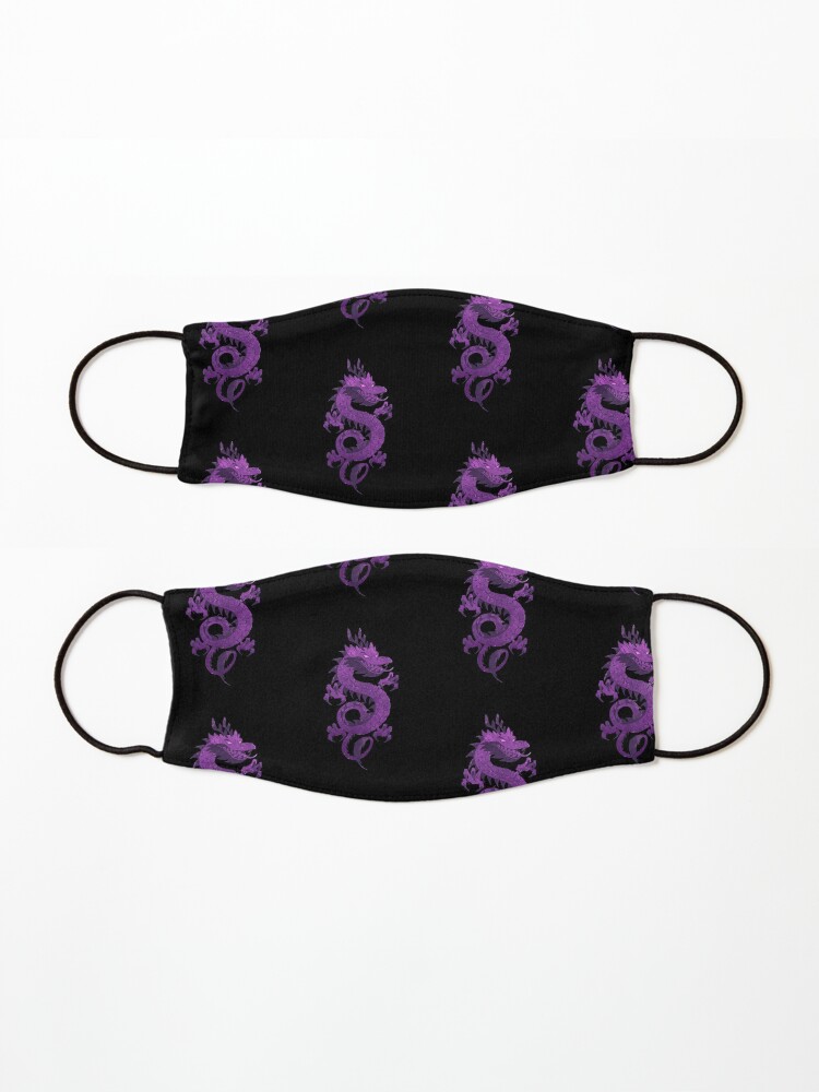 Alternate view of Purple Dragons Mask