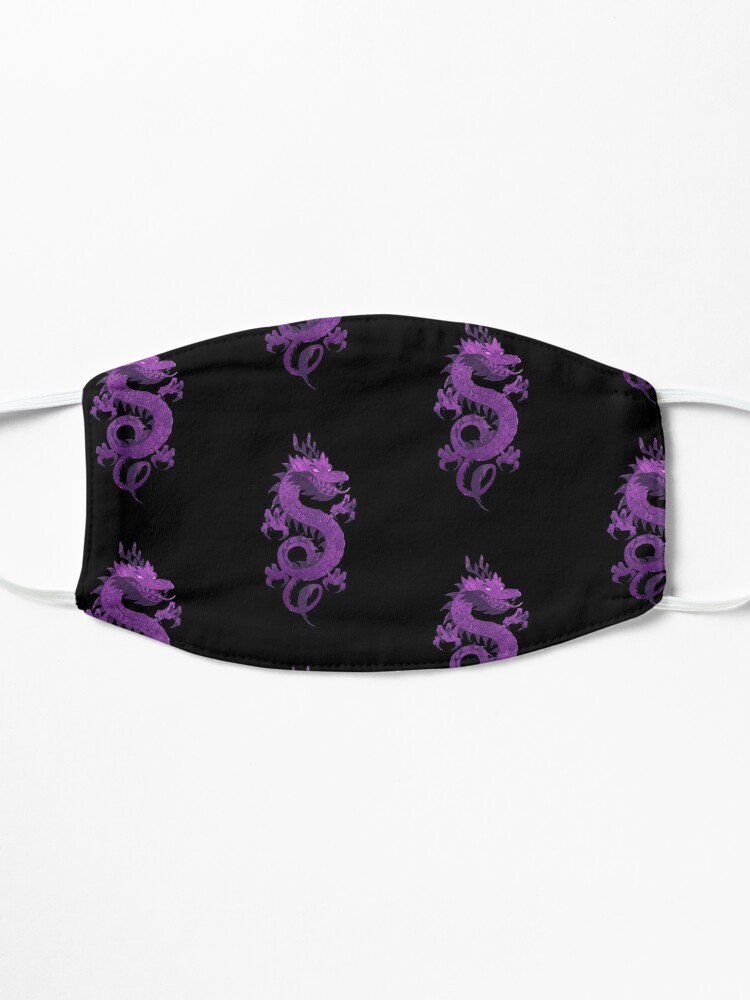 Alternate view of Purple Dragons Mask