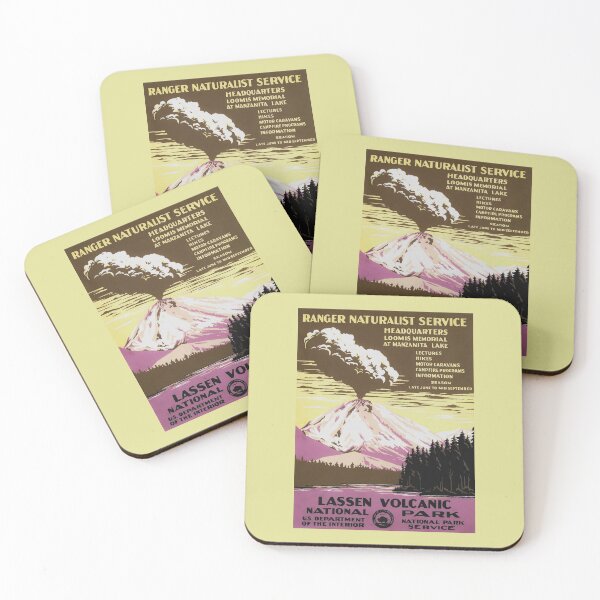 Item preview, Lassen Volcanic National Park - National Park Service - 1938 designed and sold by warishellstore.