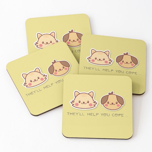 Item preview, cat and dog designed and sold by clickb.