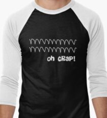 Funny Oh Crap Cardiac Rhythm Men's Baseball ¾ T-Shirt
