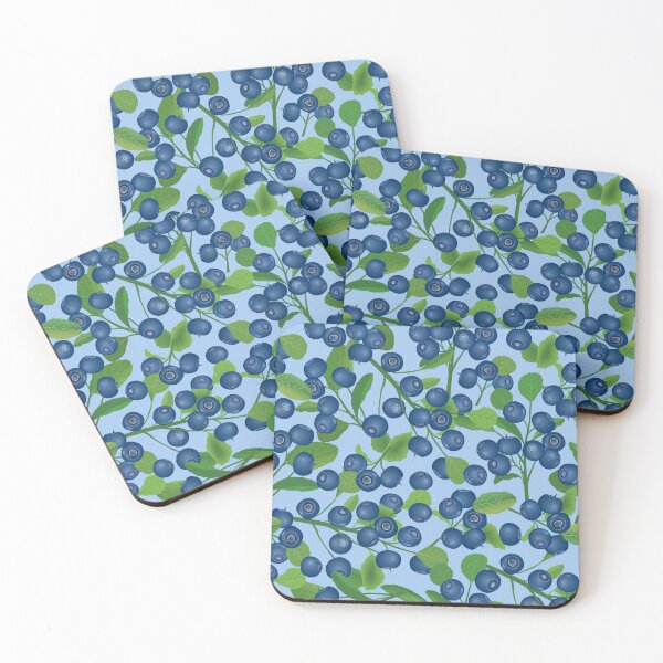 Item preview, Cute Blueberries Pattern designed and sold by Epic Love Designs.