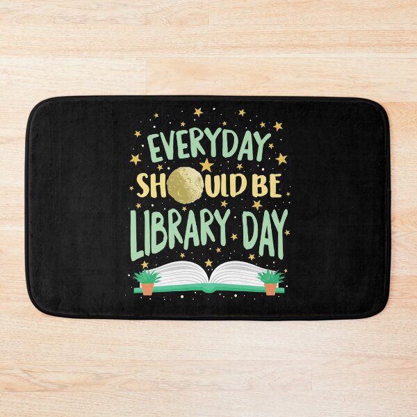 Item preview, Everyday Should Be Library Day Space Stars Planets Mars Reading Books Book Lover Librarian Gift designed and sold by Sifoustore.