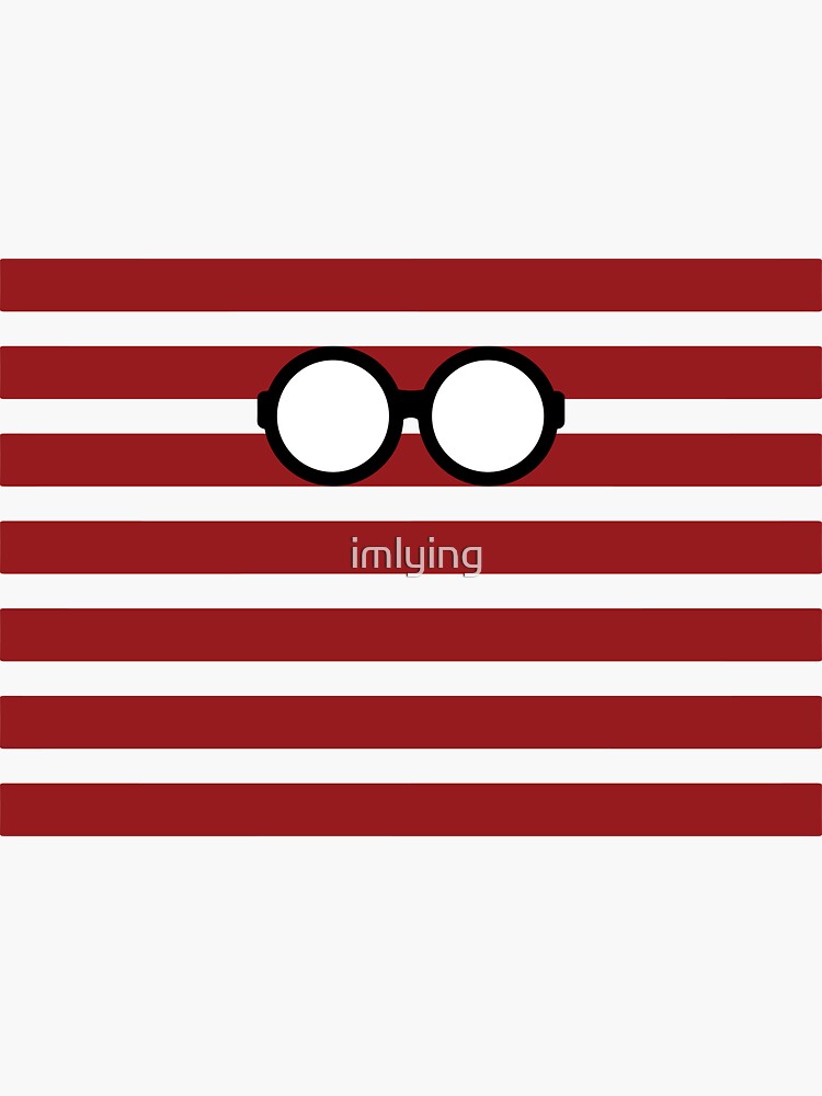 "Hidden in Plain Sight" Sticker for Sale by imlying Redbubble