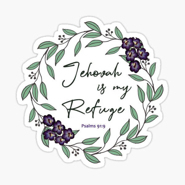 Item preview, Jehovah is my Refuge designed and sold by Jovyharts.