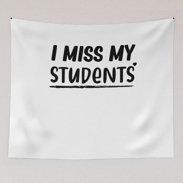 Item preview, Quarantine Teacher T-shirt, I Miss My Students SHIRTS, Dedicated Teacher Even from a Distance, Funny emotional School shirt  designed and sold by Noussairox.
