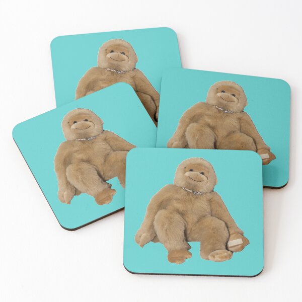 Item preview, Chimpanzee peluche resting with eyes opened designed and sold by magarigaveras.