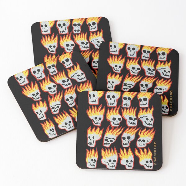 Item preview, 20 Flaming Skullz designed and sold by Cavagnac.