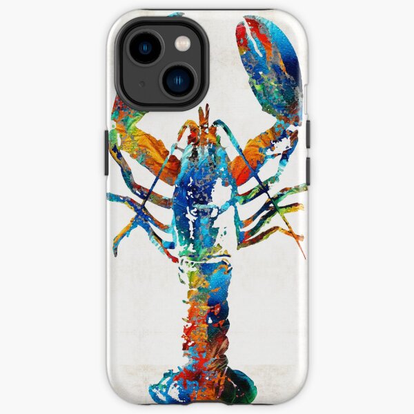 Colorful Lobster Art by Sharon Cummings iPhone Tough Case