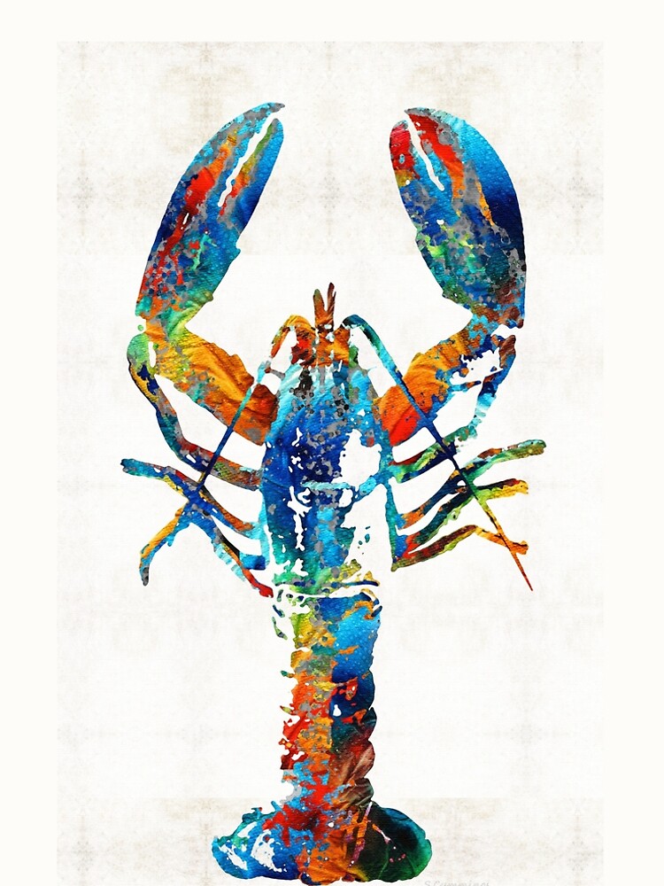 Colorful Lobster Art by Sharon Cummings by SharonCummings