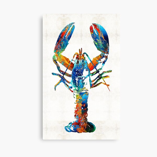 Item preview, Colorful Lobster Art by Sharon Cummings designed and sold by Sharon Cummings Art.