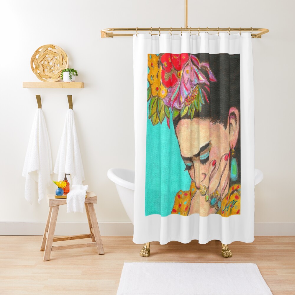 "Mexican Art Print " Shower Curtain for Sale by karenharingart Redbubble