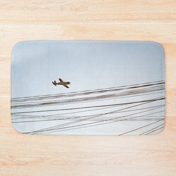 Item preview, Power Lines Plane Flying Sky designed and sold by Anna Lemos.