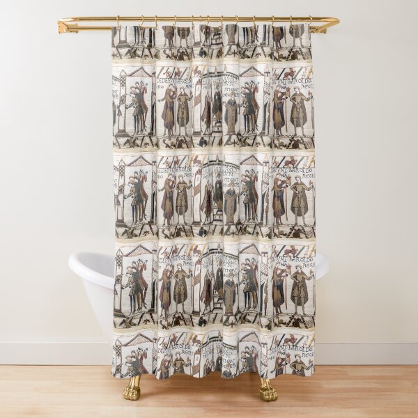 Coronation of Harold (Bayeux Tapestry) Shower Curtain