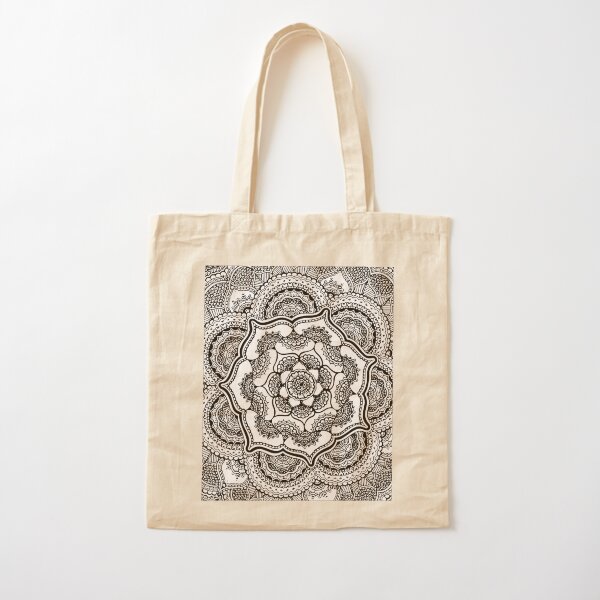 Spring Lotus Cotton Tote Bag