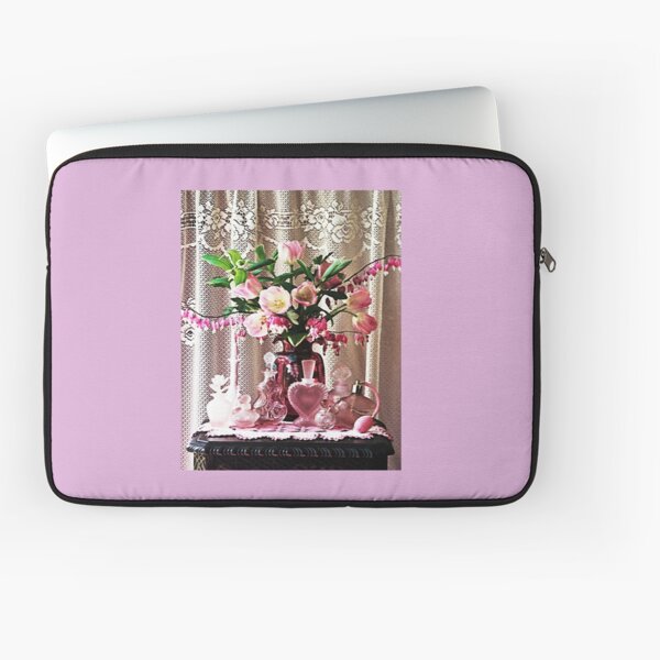 Item preview, Still Life Vintage Pink Perfume Bottles designed and sold by ginawaltersdorf.