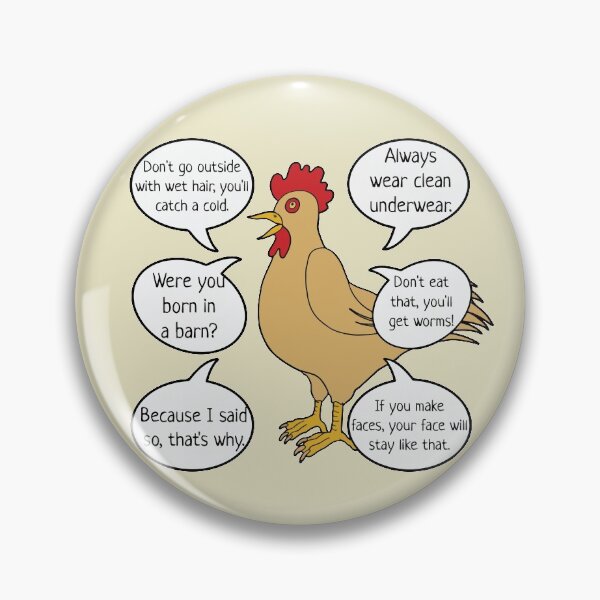 Item preview, Funny Mother Hen Mom Sayings designed and sold by ironydesigns.