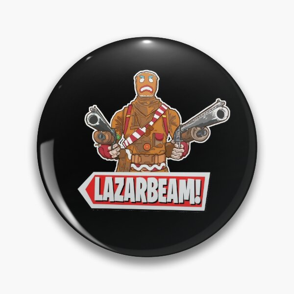 Gingy Guns Pin By Tubers Redbubble - lazarbeam gingerbread roblox