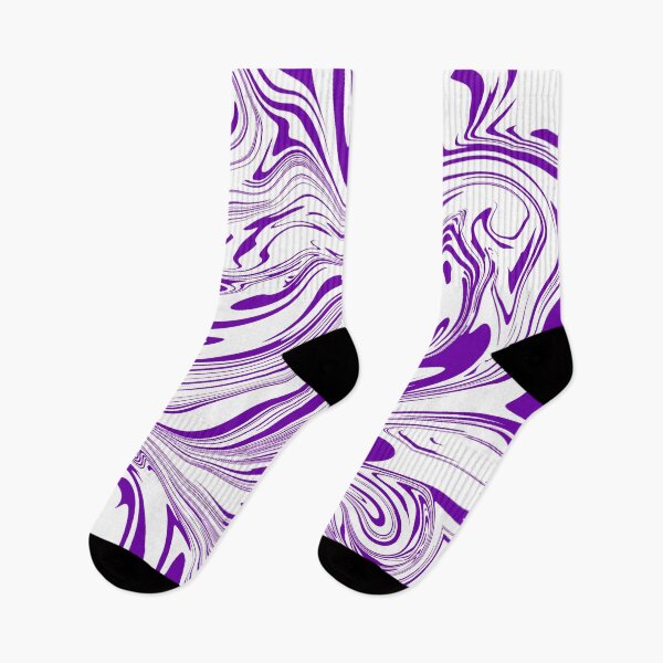 Item preview, Purple White Abstract Swirl Design designed and sold by Meliafroggy.