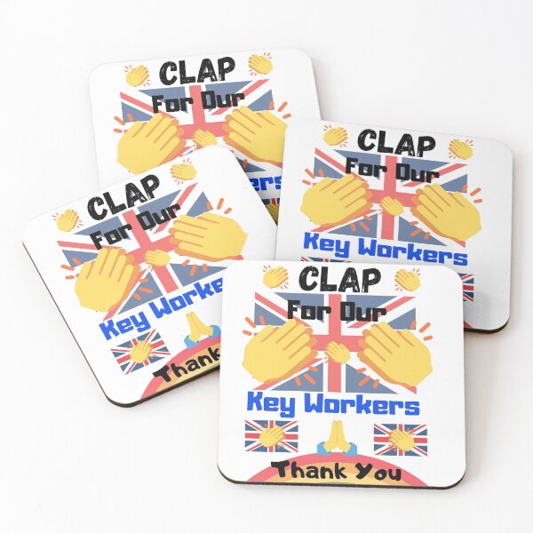 Item preview, Clap For Our Key Workers Thank You NHS T-Shirt | Support | Stay Healthy Stay Safe | Gratitude  designed and sold by Peshi FPV.