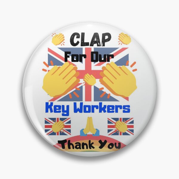 Item preview, Clap For Our Key Workers Thank You NHS T-Shirt | Support | Stay Healthy Stay Safe | Gratitude  designed and sold by Peshi FPV.