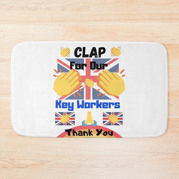 Item preview, Clap For Our Key Workers Thank You NHS T-Shirt | Support | Stay Healthy Stay Safe | Gratitude  designed and sold by Peshi FPV.