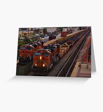 Railroads Greeting Card