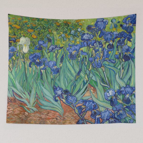 Item preview, Vincent Van Gogh "Irises" 1889 designed and sold by Alexandra Dahl.