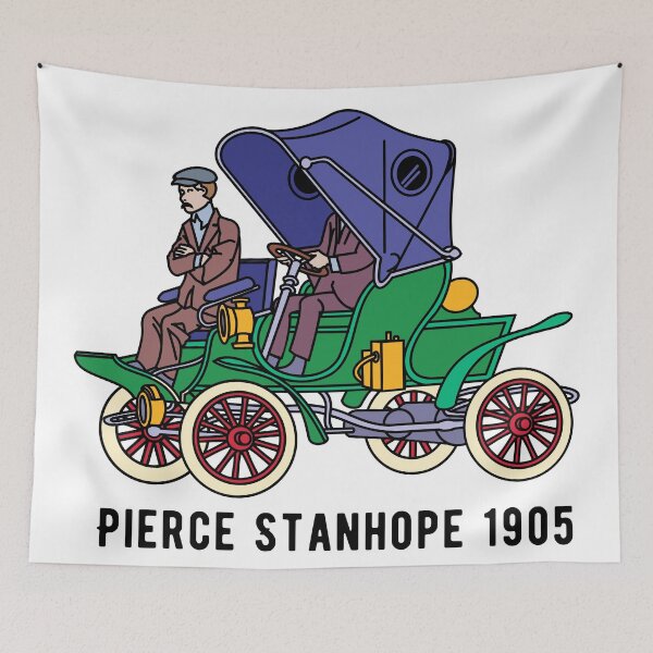 Item preview, Pierce Arrow Model 6.5 Stanhope 1905 Old Vintage Antique Car Gift designed and sold by MerchStudy.