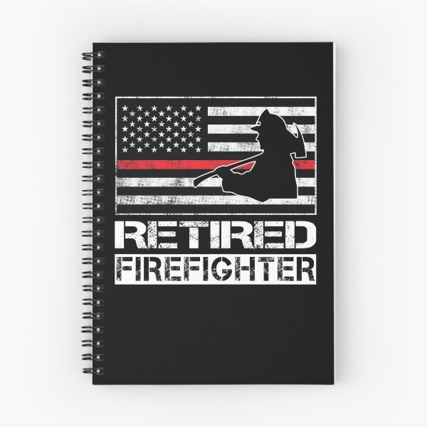 Item preview, Retired Firefighter T-Shirt, Cool Red American Flag Thin Line Fireman Shirt designed and sold by PrintOfi.