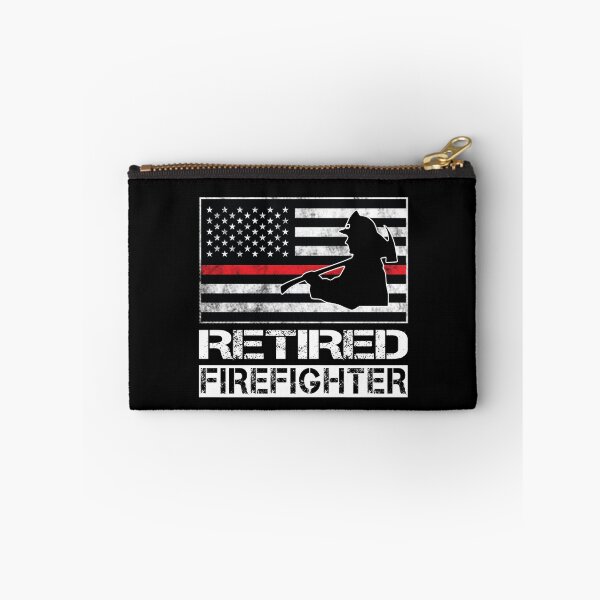 Item preview, Retired Firefighter T-Shirt, Cool Red American Flag Thin Line Fireman Shirt designed and sold by PrintOfi.