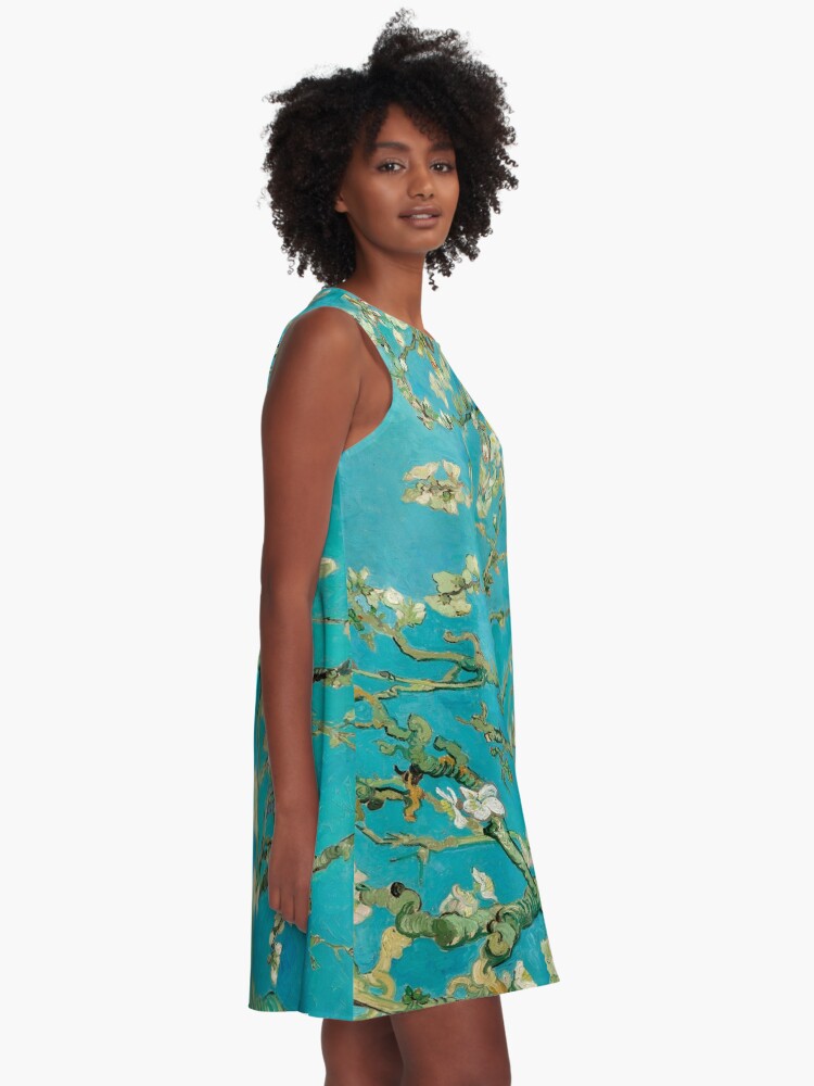 Alternate view of Van Gogh "Almond Blossom", 1890 A-Line Dress