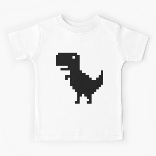 Camiseta Branca Chrome Dino Game Jogo Google Internet