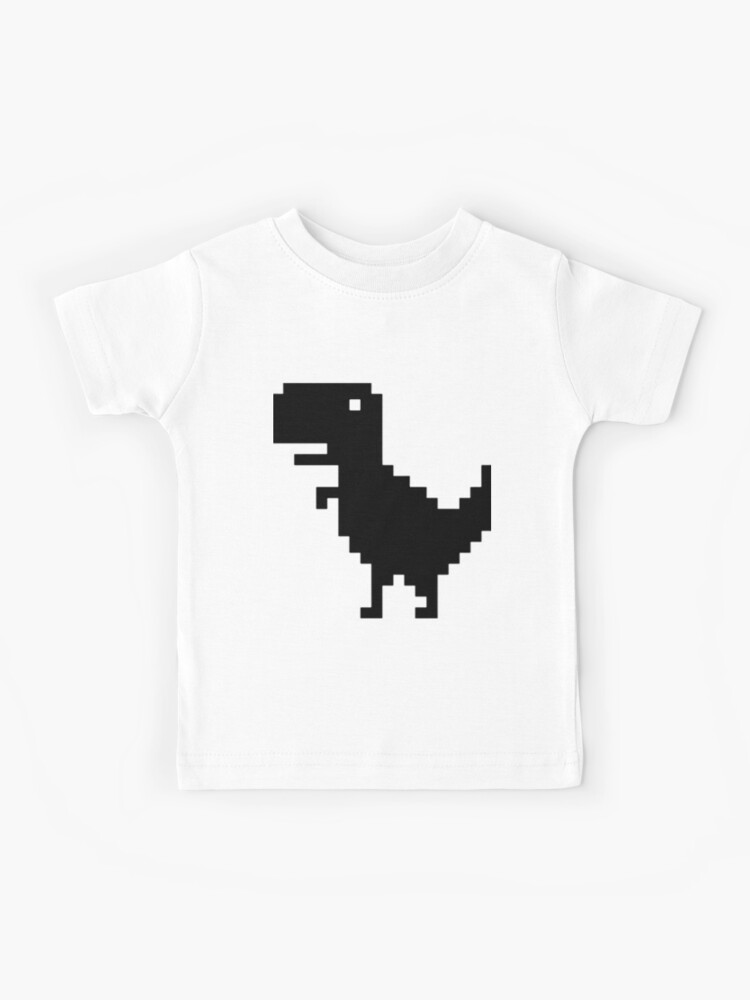  You Are Offline T-Rex [Dino Run] Pixel Art Dinosaur Game Long  Sleeve T-Shirt : Clothing, Shoes & Jewelry