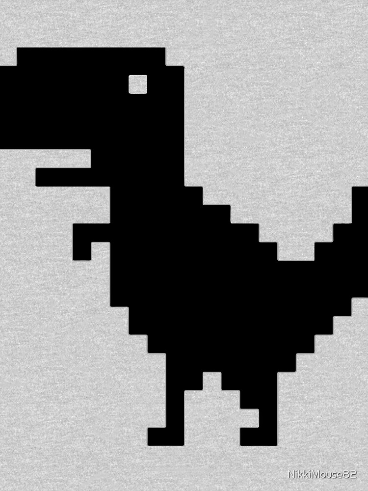 I recreated the T-Rex game from Google Chrome in Minecraft with