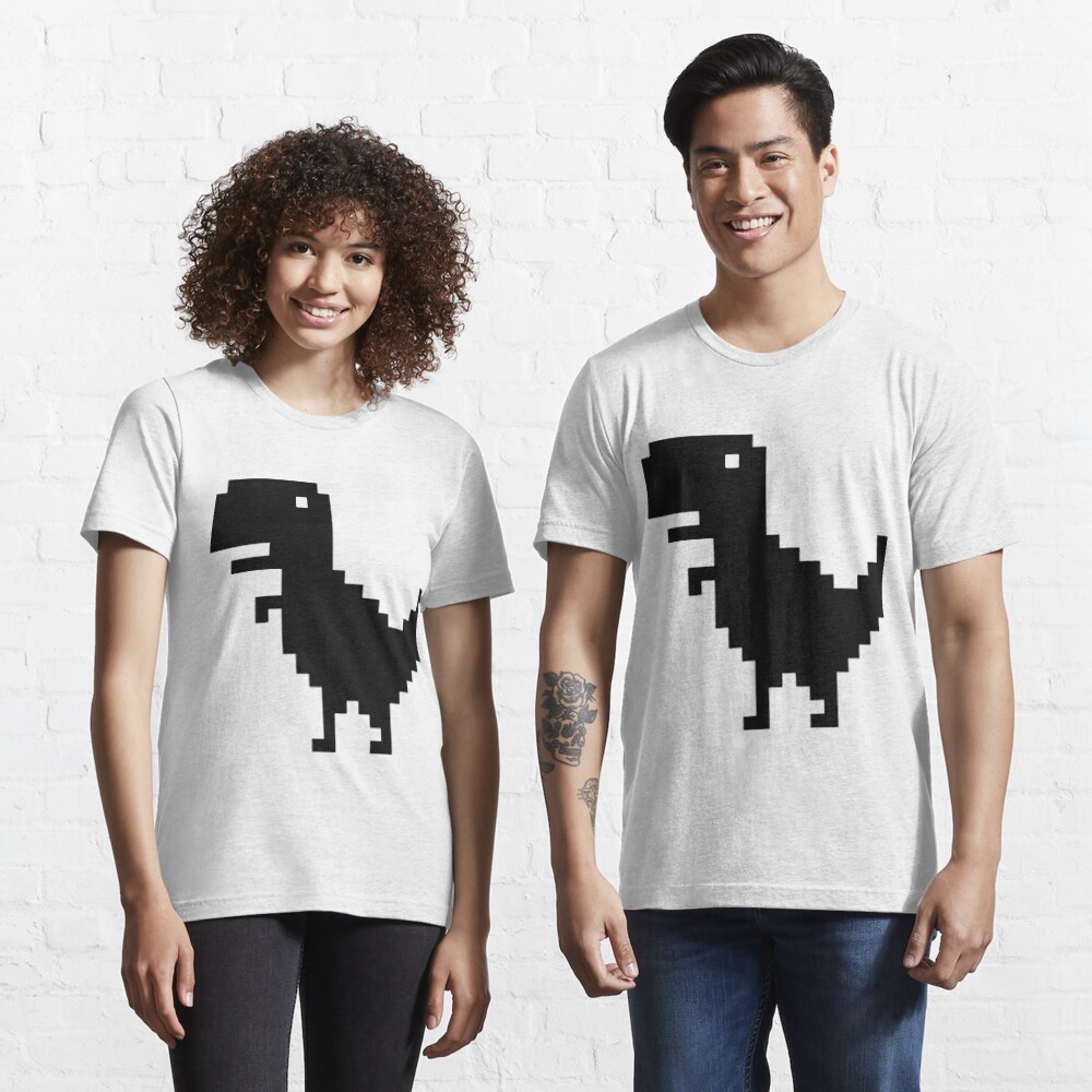 Offline Chrome T-Rex Game Kids T-Shirt for Sale by NikkiMouse82