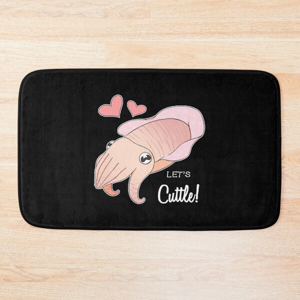 Item preview, Let's Cuttle! Cute & Funny Cuttlefish Romantic Cuddling Hug Pun designed and sold by fatamyfan1.