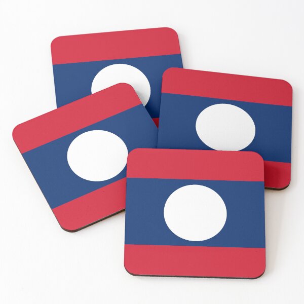 Item preview, Laos flag designed and sold by flagshop.