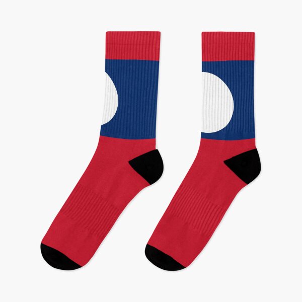 Item preview, Laos flag designed and sold by flagshop.