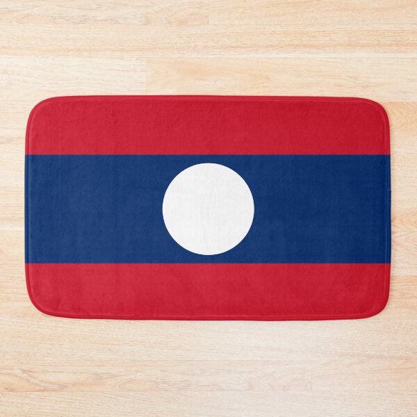 Item preview, Laos flag designed and sold by flagshop.