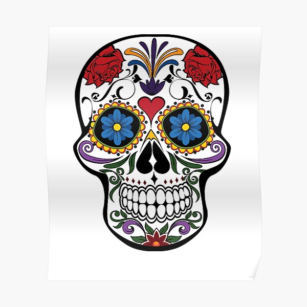 Carnival Skul Dia De Los Muertos Poster