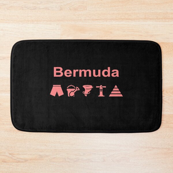 Item preview, Bermuda Pink Icons Dark Color designed and sold by TinyStarAmerica.